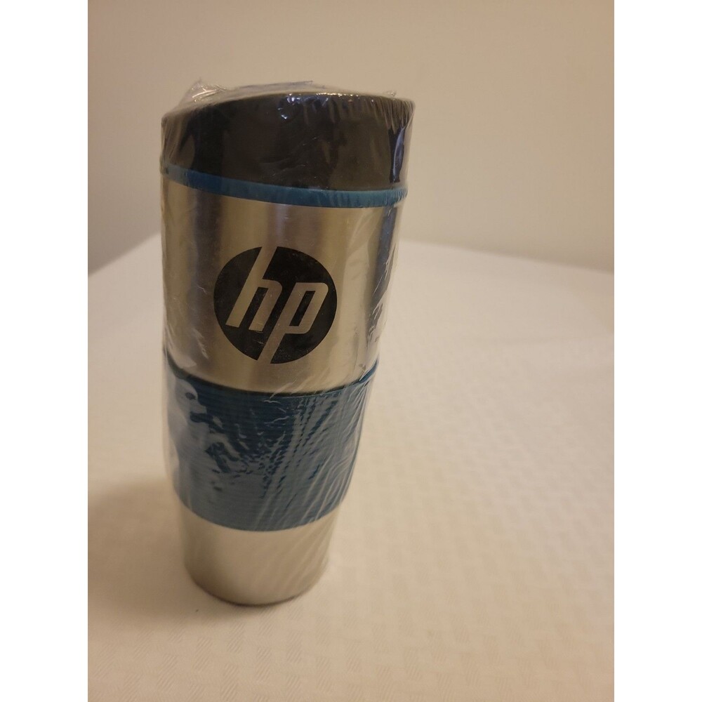HP Tumbler 12oz Water Bottle Vacuum Sealed Stainless Steel/blue New